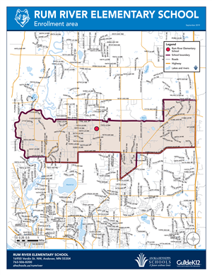 Rum River enrollment area map 